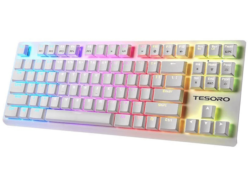 Tesoro G11TKL Gram Spektrum Billentyűzet, fehér
