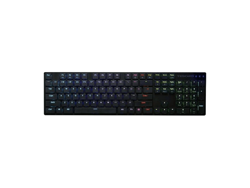 Tesoro G12ULP Gram XS Blue Switch Billentyűzet, fekete