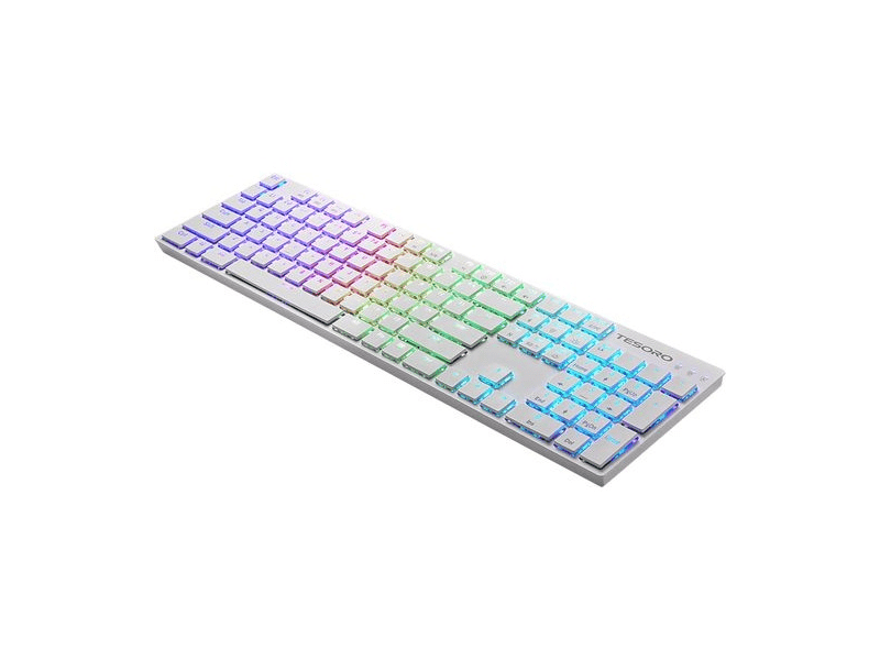 Tesoro G12ULP Gram XS Blue Switch Billentyűzet, fehér