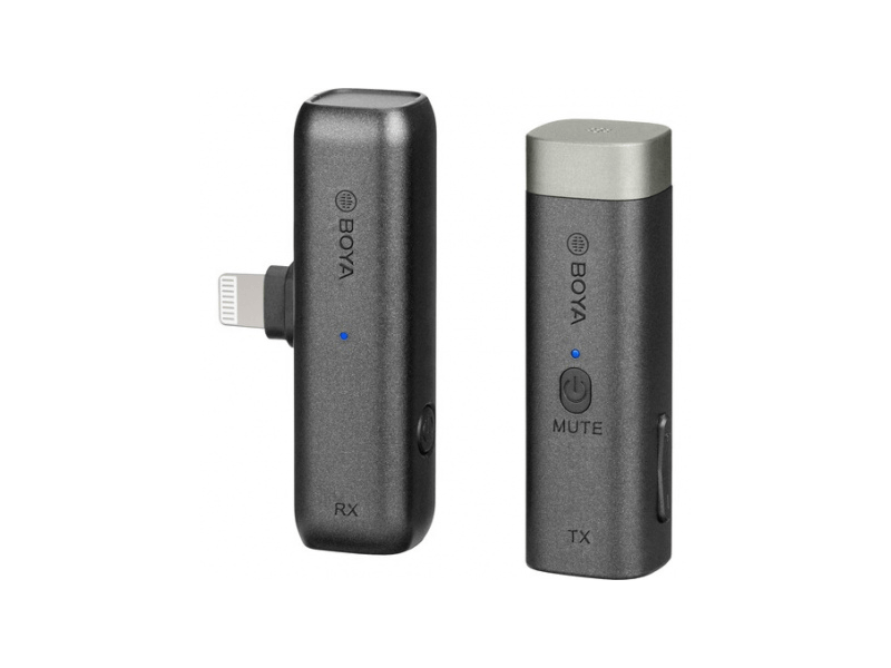 Boya BY-WM3D 2.4GHz Univerzális vezetéknélküli mikrofon szett