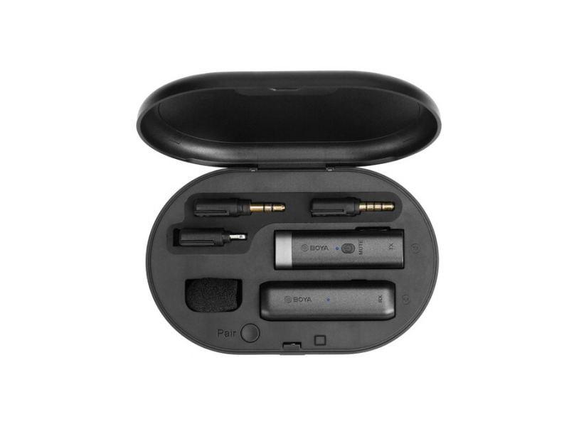 Boya BY-WM3D 2.4GHz Univerzális vezetéknélküli mikrofon szett