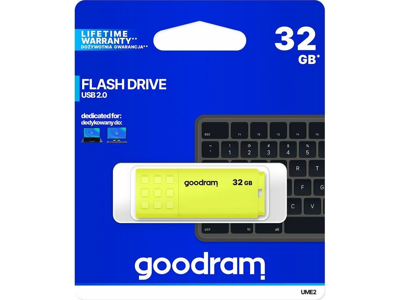 Goodram UME2 USB 2.0, 32 GB Pendrive (UME2-0320Y0R11)