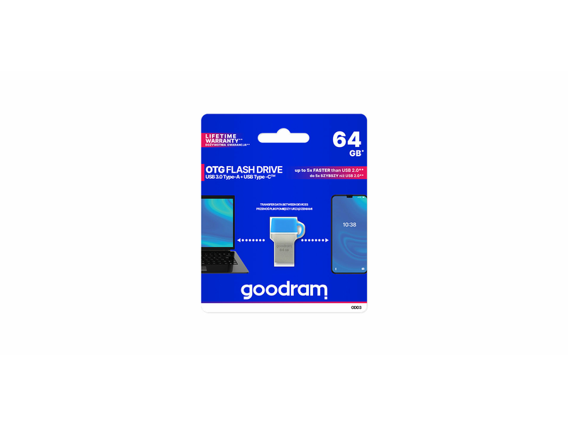 Goodram ODD3 USB 3.0 64 GB Pendrive (ODD3-0640B0R11)