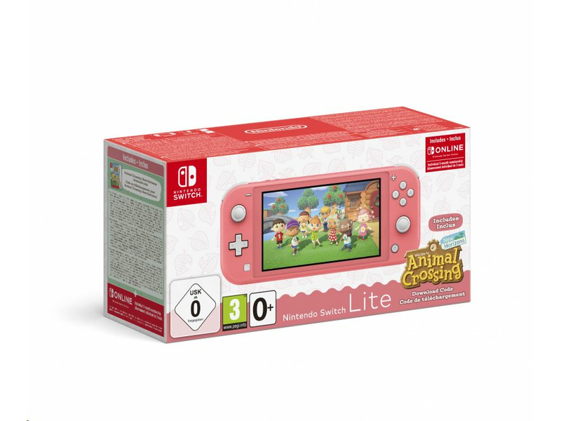 Nintendo Switch Lite + Animal Crossing New Horizons Játékkonzol