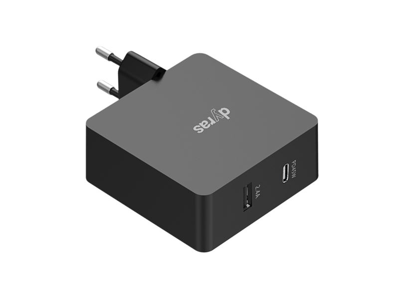 Dyras AUD-CH134B Hálózati gyorstöltő, fekete