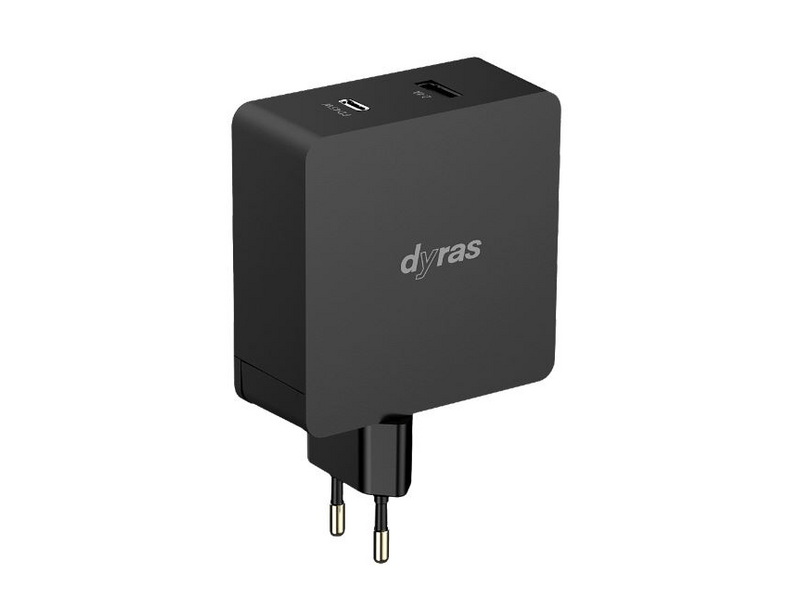 Dyras AUD-CH134B Hálózati gyorstöltő, fekete