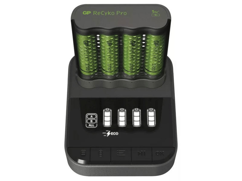 GP B54467D Pro punjač baterije P461+4xAA ReCyko 2700mAh+dock