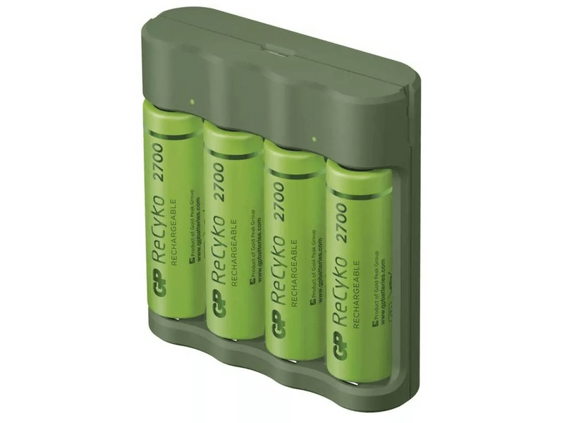 GP B52427U USB Adapter Everyday B421+4xAA GP ReCyko 2700mAh Akkumulátor töltő