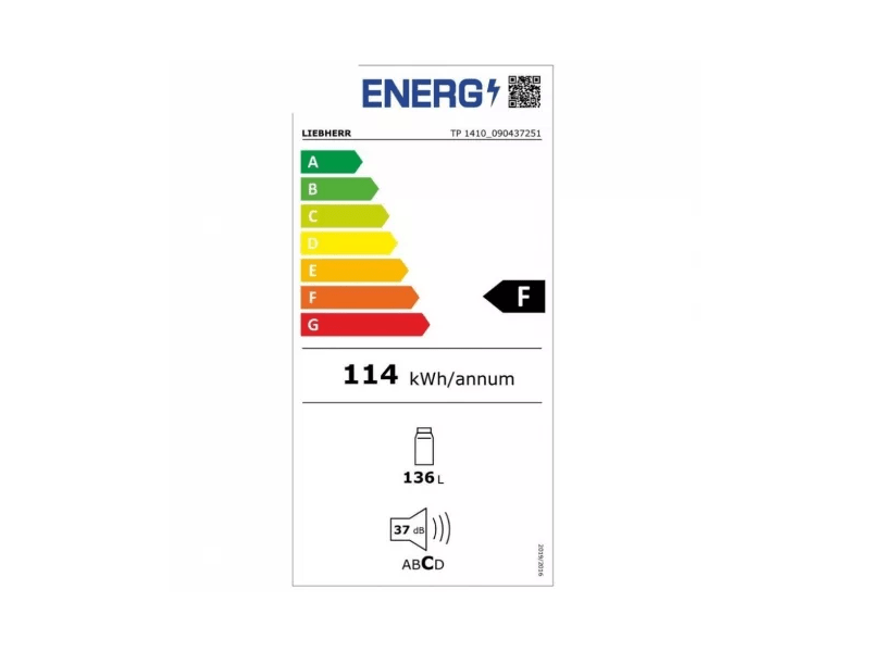 Zanussi ZRA21600WA Hűtőszekrény, 105 cm