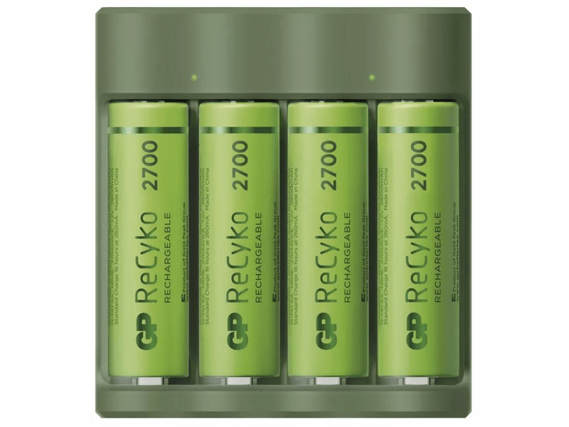 GP B52427U USB Adapter Everyday B421+4xAA GP ReCyko 2700mAh Akkumulátor töltő