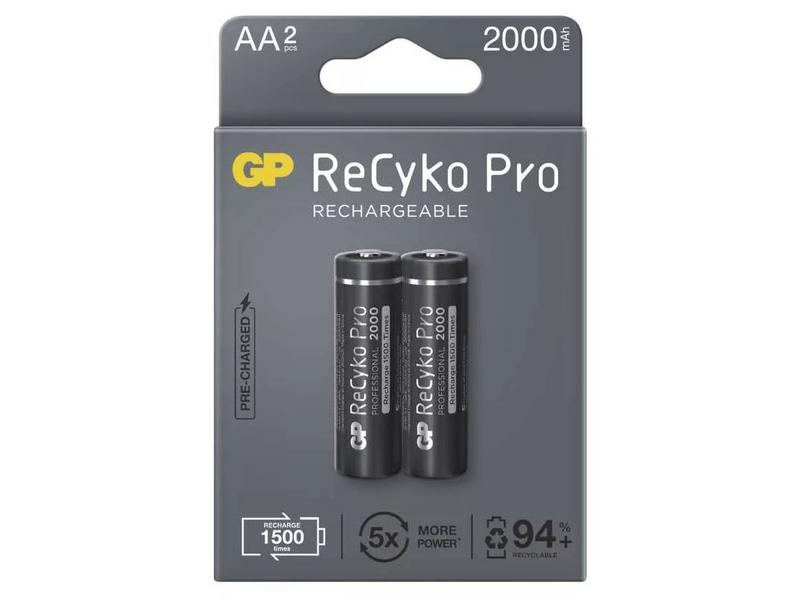GP B2220 ReCyko Pro NiMH Akkumulátor HR6 (AA) 2000mAh, 2db