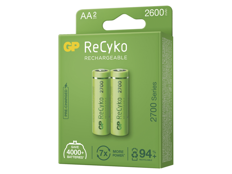 GP B2127 ReCyko NiMH HR6 (AA) 2600mAh Akkumulátor, 2db