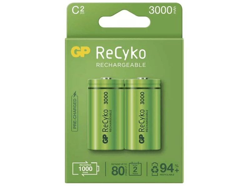 GP B2133 ReCyko NiMH baterija HR14 (C) 3000mAh 2 kom