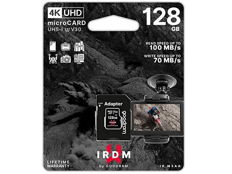 Goodram IR-M3AA-1280R12 microSDXC kártya, 128GB