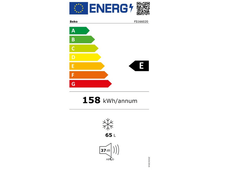 BEKO FS166020 Fagyasztószekrény