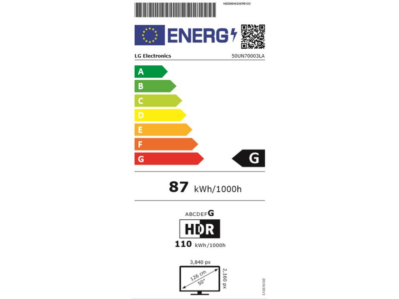 LG 50UN70003LA 4K Ultra HD LED Smart Tv