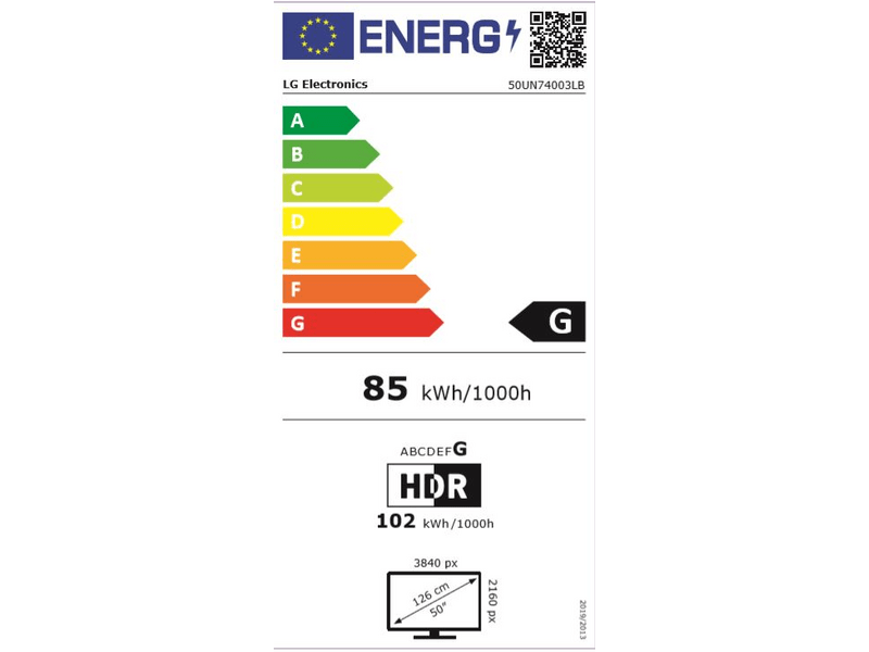 LG 50UN74003LB 4K Ultra HD Smart LED Tv