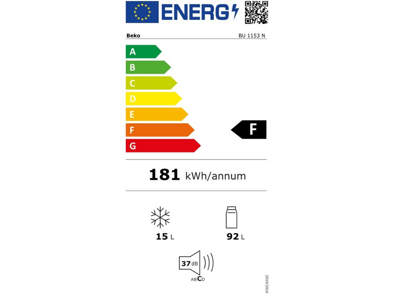 Beko BU 1153 N Beépíthető hűtőszekrény
