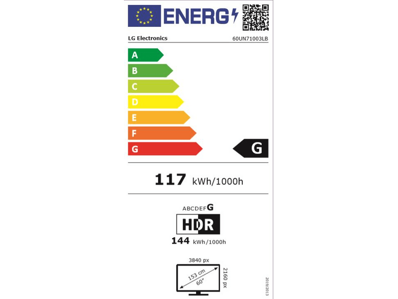 LG 60UN71003LB 4K Ultra HD LED Smart Tv