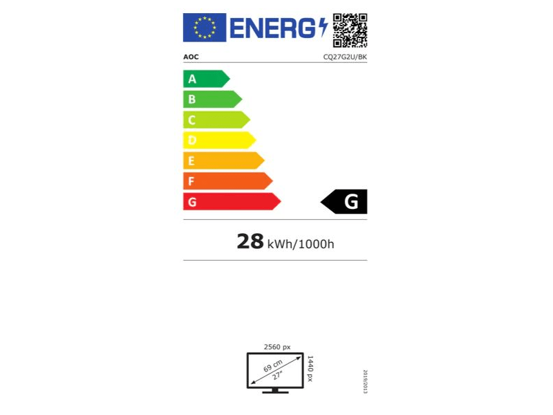 AOC CQ27G2U/BK 27