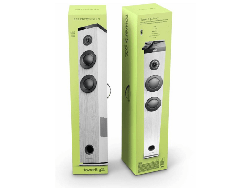Energy Sistem Tower 5 g2 Ivory Bluetooth hangszóró (EN 451203)