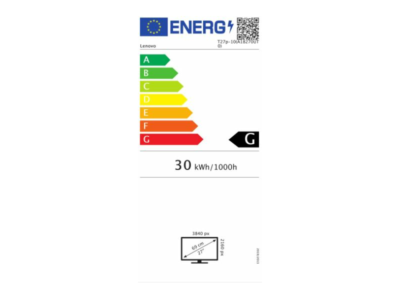 Lenovo ThinkVision T27p-10 61DAMAT1EU Monitor