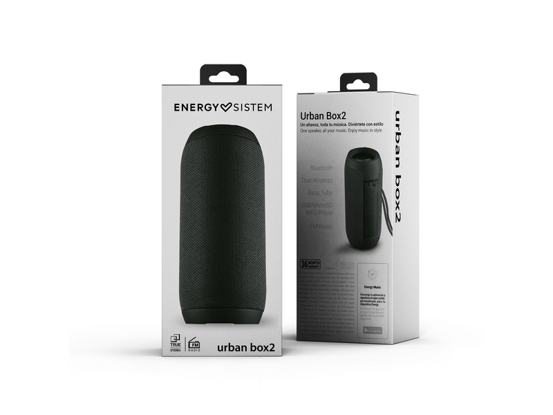 Energy Sistem Urban Box 2 Bluetooth hangszóró, Onyx