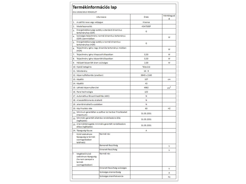 Hisense 43A7500F 4K Ultra HD LED Smart Tv