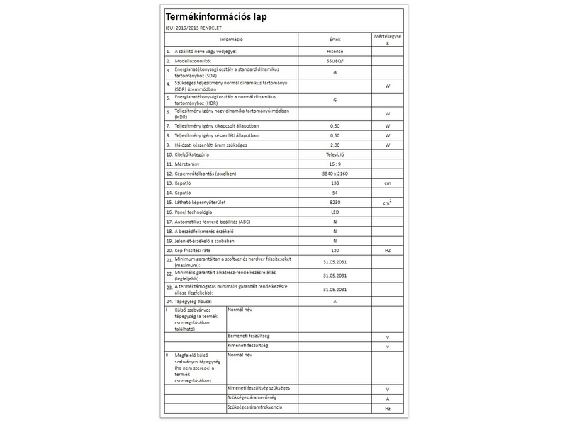 Hisense 55U8QF UHD Smart Quantum ULED Tv