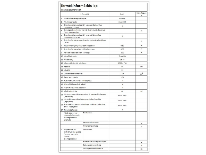 Hisense 32A5100F HD Ready LED Tv
