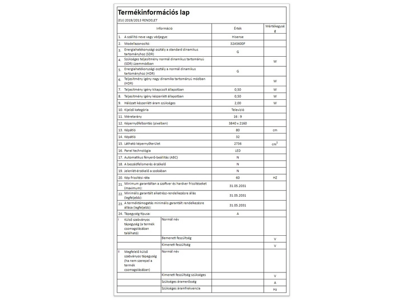 Hisense 32A5600F HD Ready LED Smart Tv