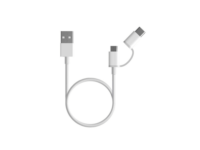 Xiaomi Mi 2in1 USB - Micro USB - Type C Kábel, 100 cm (SJV4082TY)
