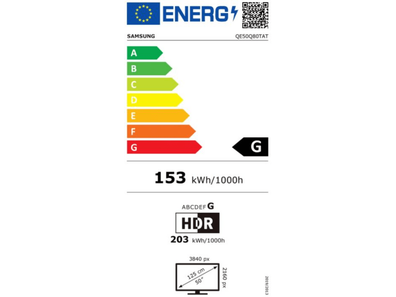 Samsung QE50Q80TATXXH 4K QLED Smart Tv