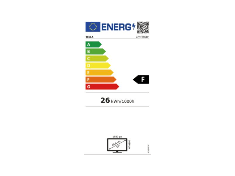 Tesla 27MT600BF Full HD 27