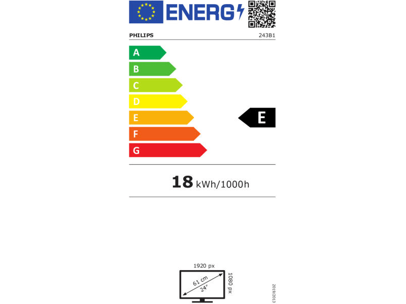 Philips 243B1/00 LCD 24