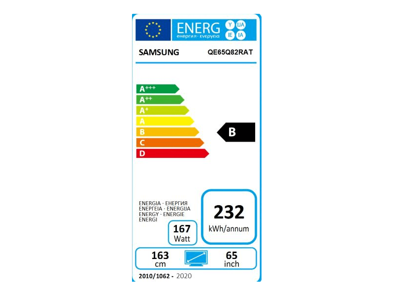 Samsung QE65Q82RATXXH 4K Ultra HD Smart QLED Tv