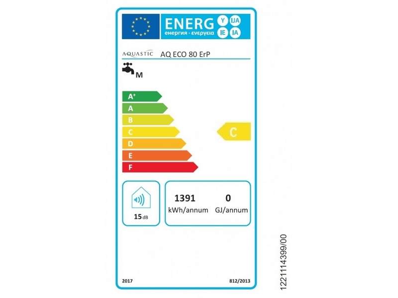 Hajdu AQ ECO 80 ERP Villanybojler, 80 l