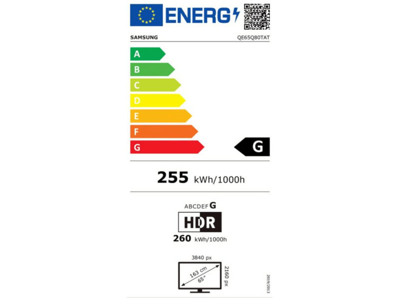 Samsung QE65Q80TATXXH 4K Ultra HD QLED Tv