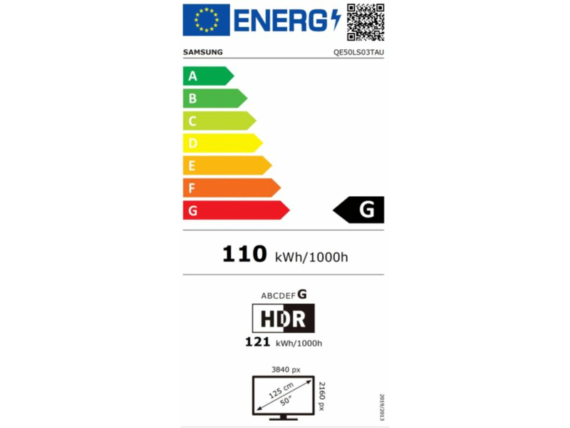 Samsung QE50LS03TAUXXH 4K Ultra HD QLED Smart Tv