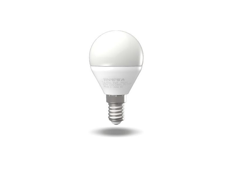 Inesa E14 4.5W 200° LED Gömb 3000K