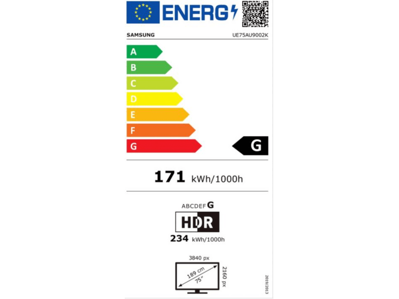 Samsung UE75AU9002KXXH 75