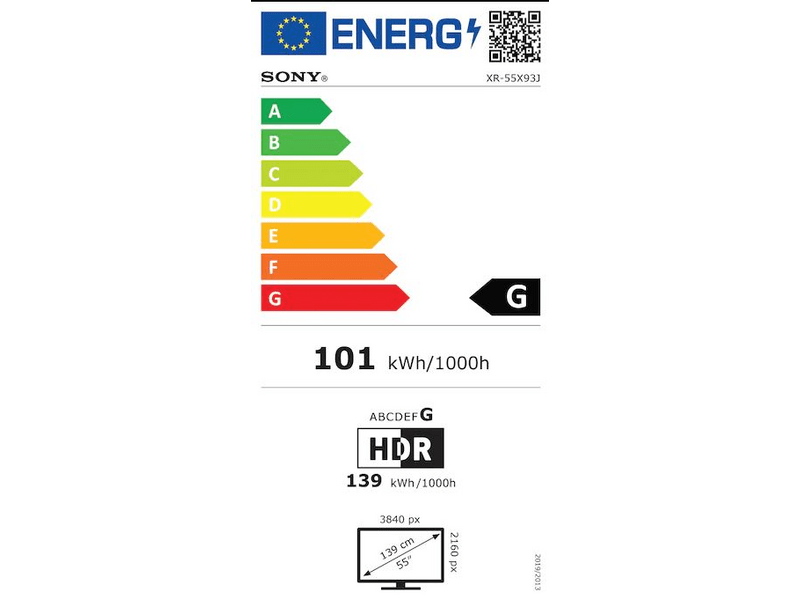 Sony XR55X93JAEP 55