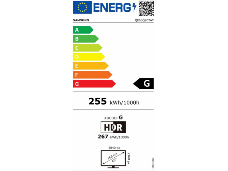 Samsung QE65Q90TATXXH4K Ultra HD QLED Smart Tv