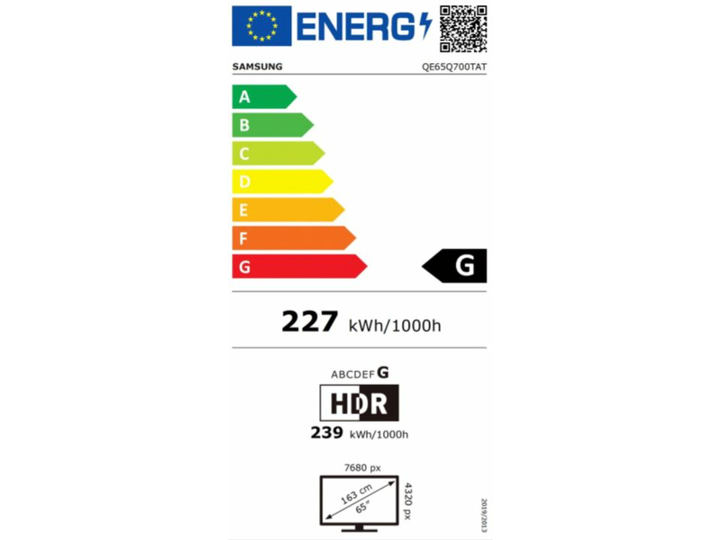 Samsunbg QE65Q700TATXXH 8K QLED Smart Tv