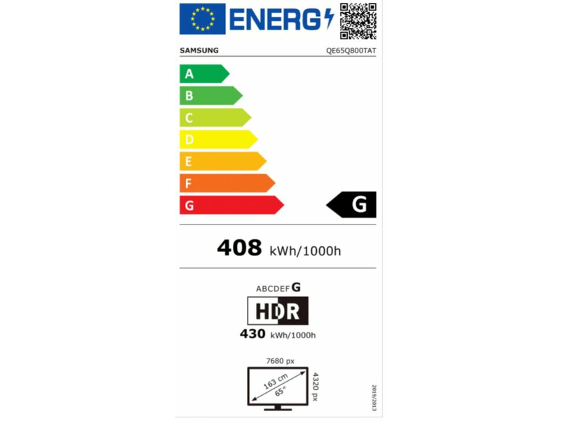 Samsung QE65Q800TATXXH 8K QLED Smart Tv