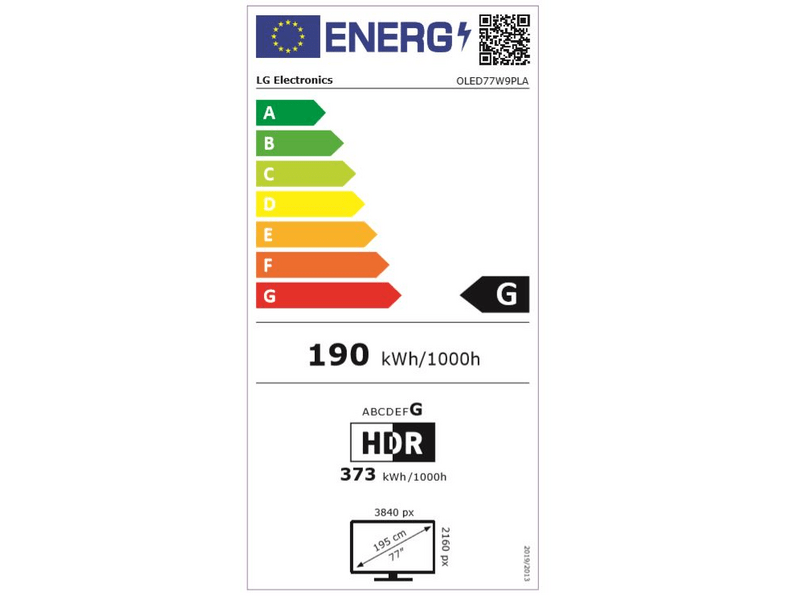 LG OLED77W9PLA 77