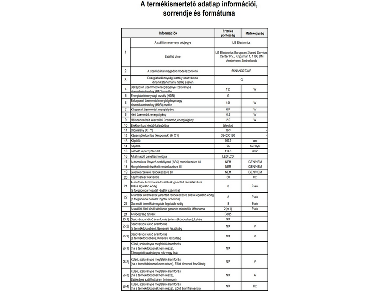LG 65NANO793NE 4K Ultra HD LED Smart Tv