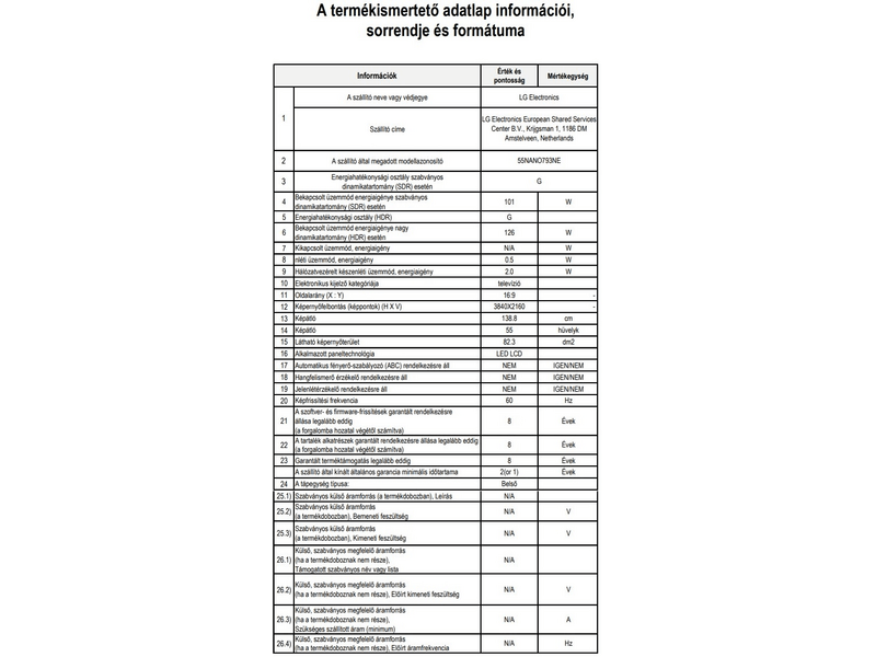 LG 55NANO793NE 4K Ultra HD LED Smart Tv