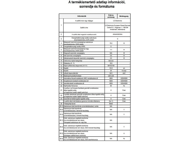 LG 49NANO803NA 4K Ultra HD LED Smart Tv