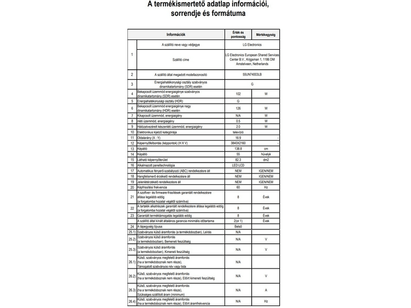 LG 55UN74003LB 4K Ultra HD LED Tv